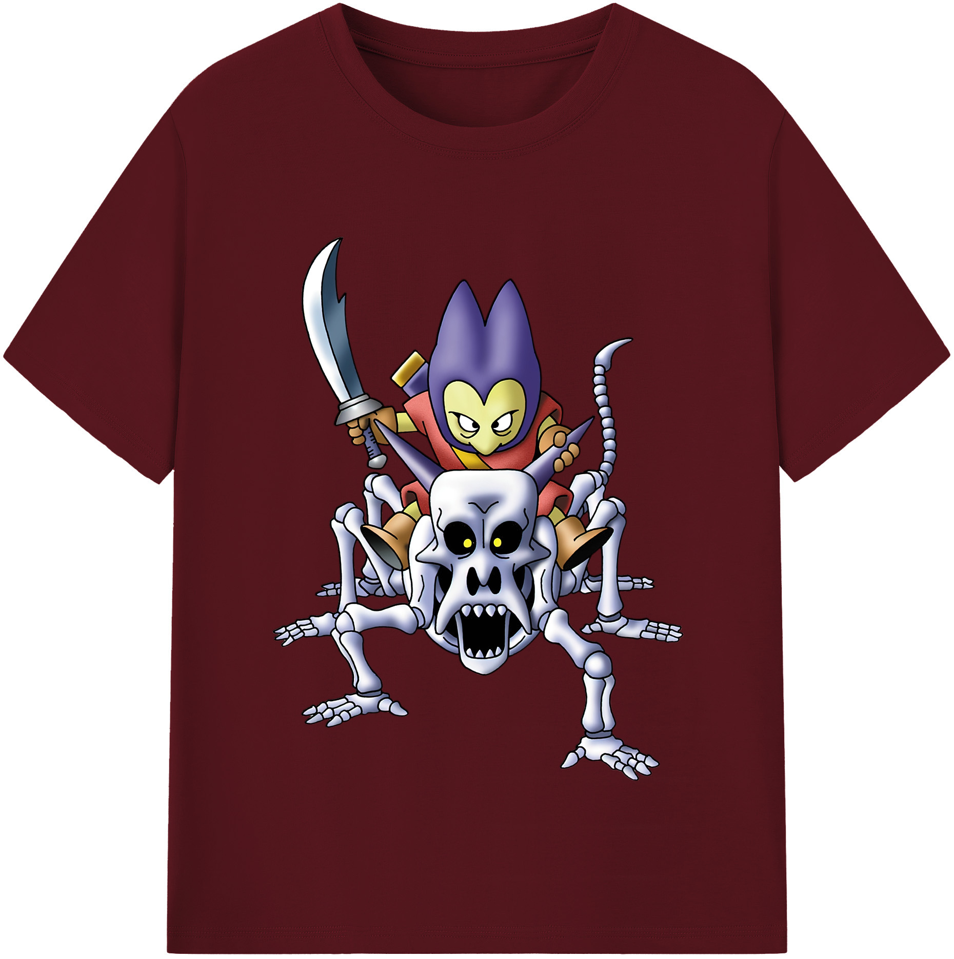 （画像用） ドラゴンクエスト Doragon Kuesuto Dragon Quest 綿100％半袖Tシャツ（フロントプリント）
